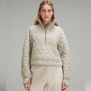 Lululemon Scuba Oversized Quilted Half Zip
